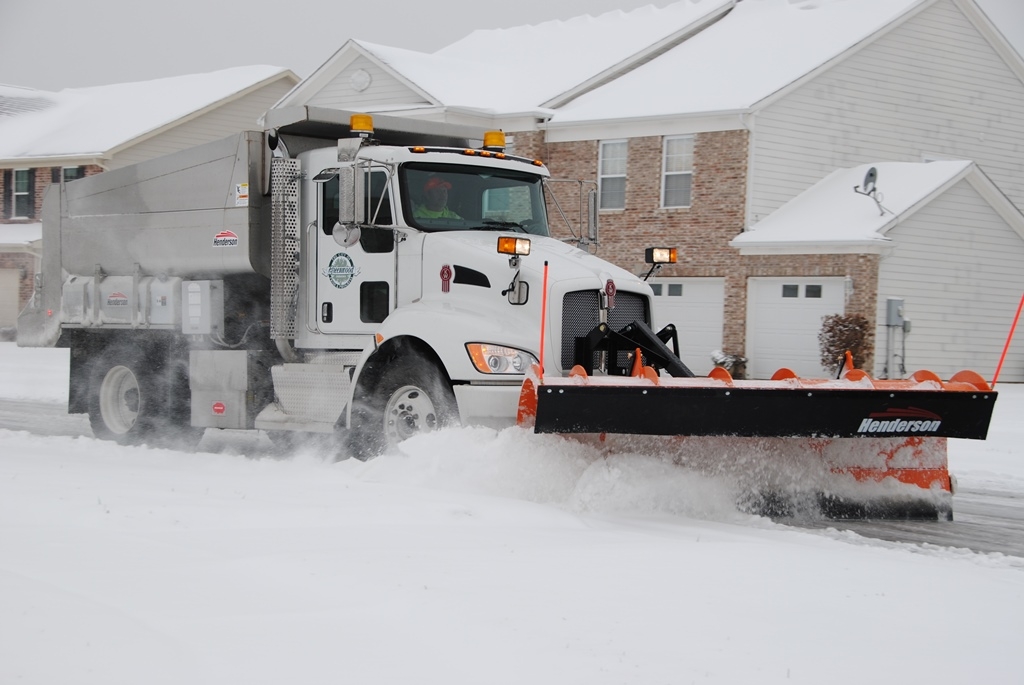 Snow Plow at work