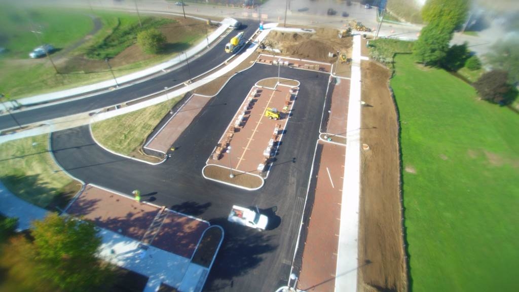 West End of Surina Way and Parking Lot