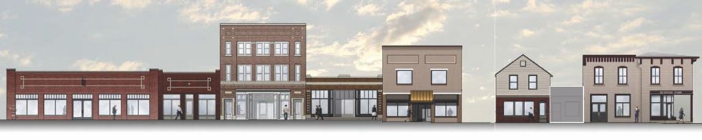 Downtown Façade Rendering